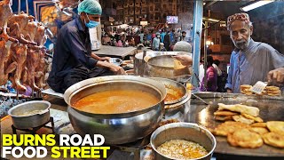 Burns Road Food Street, Karachi | Waheed Kabab Fry | Babu Bun Kabab,  Fish Fry etc. | Pakistani Food