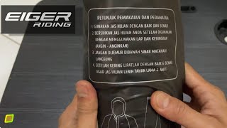 MANTEL JAS HUJAN EIGER R SQUADRON 1.0 RAIN SUIT | #jashujan | #eigeradventure