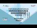 Post Graduate Diploma in Human Resource Management (PGDHRM)