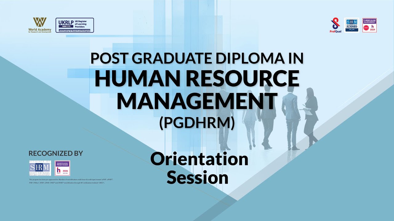 Post Graduate Diploma in Human Resource Management (PGDHRM)