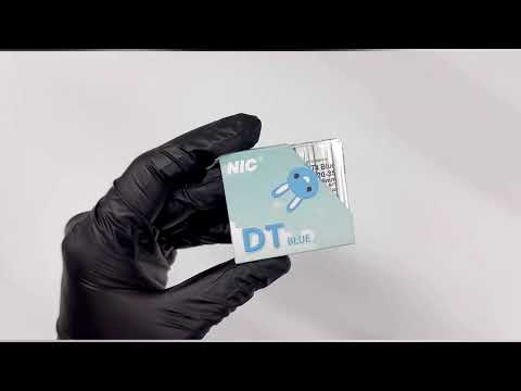 NIC DT Blue File дитячі файли нік 16 мм 04 конусність №20-35, видео 1