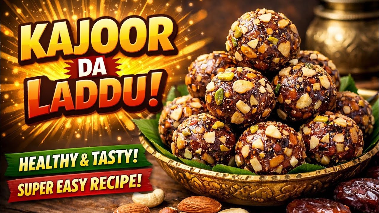 ￼Kajoor Laddu easy to make🤤😋