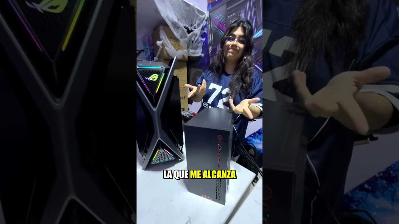 De un lado la PC gamer RGB de gama alta con Ryzen 9 y RTX 5090 que parece nave espacial  