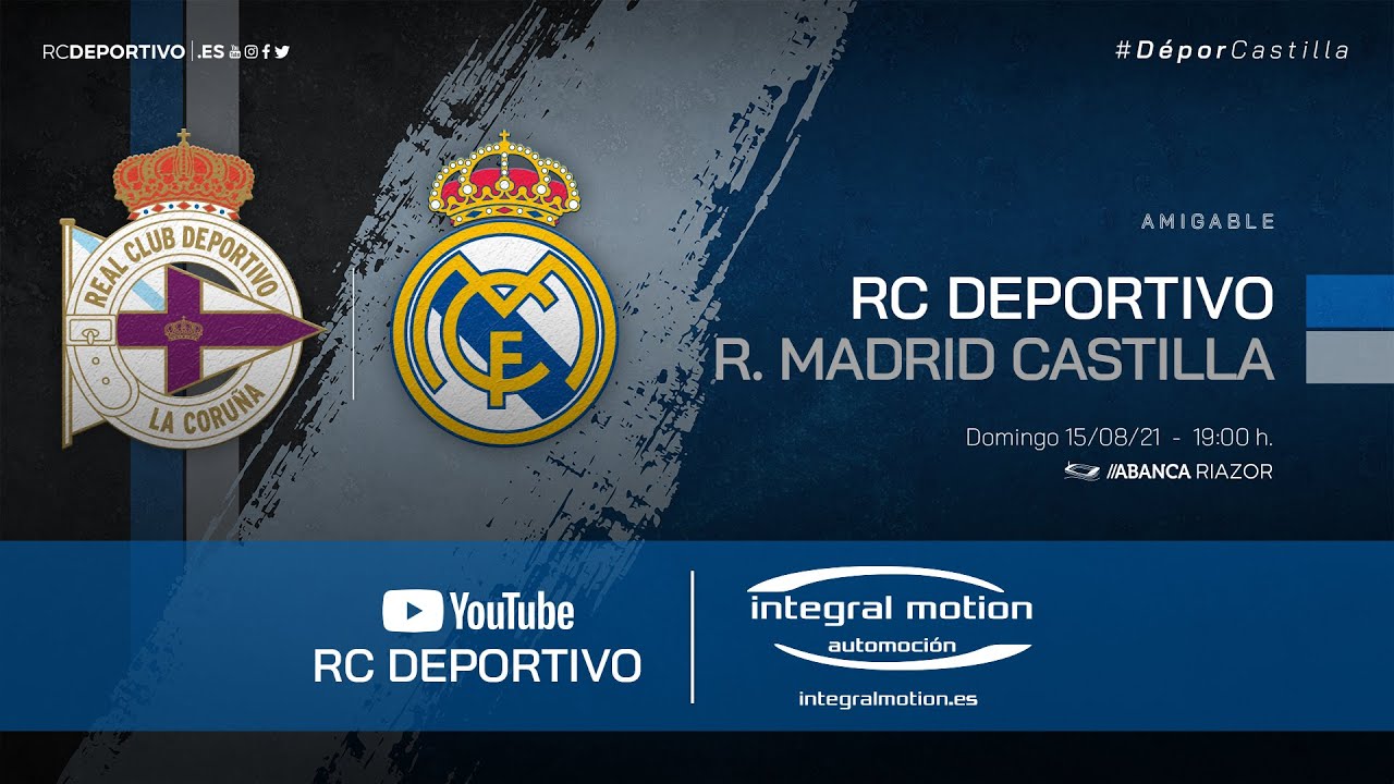 Deportivo la coruña contra real madrid castilla club de fútbol