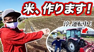 【プロジェクト始動】田村淳、田んぼでお米作り始めました。