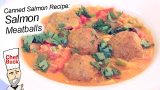 Canned Salmon Recipe - Salmon Meatballs
