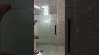 The Shower Doors Are Awesome - Zitta Bellini Frosted