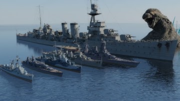 War Ship Size Comparison Season 2