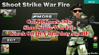 Call Of Knock Offs: Shoot Strike War Fire screenshot 1