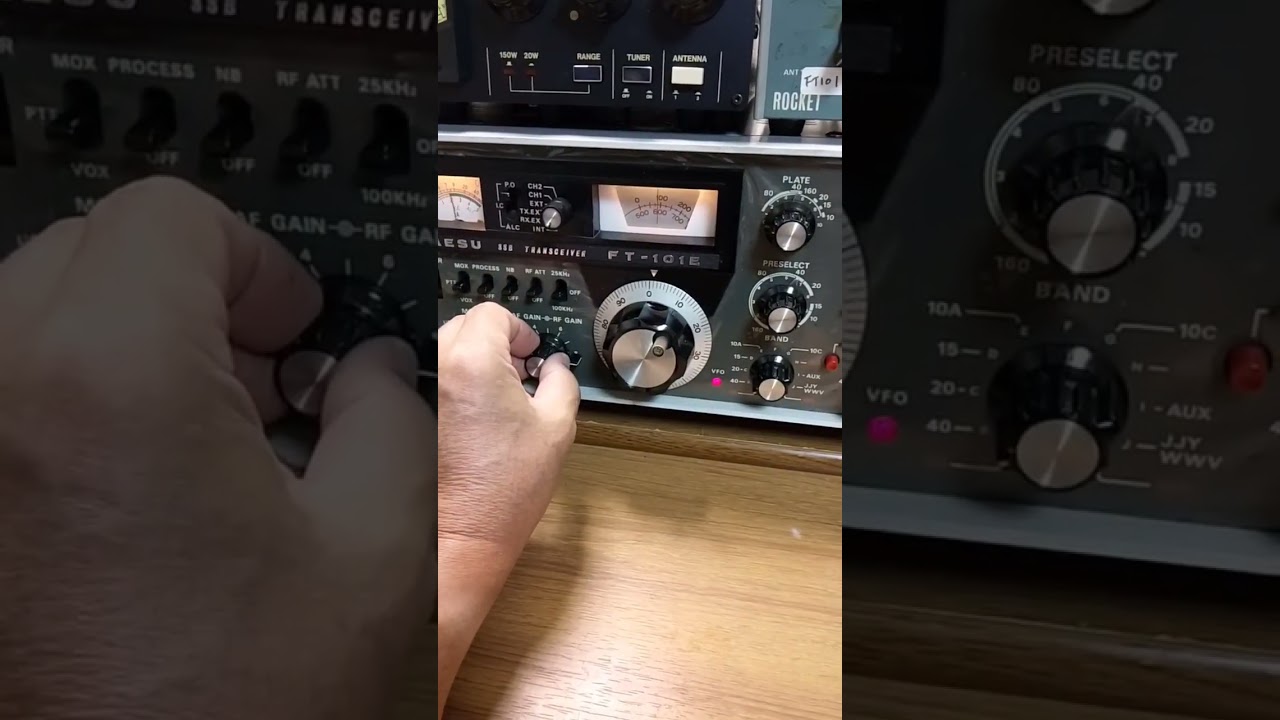 八重洲無線機FT101のメンテナンスしました。50年前にアマチュア無線が