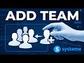 How to Add a Team Member to Your Account in Systeme.io