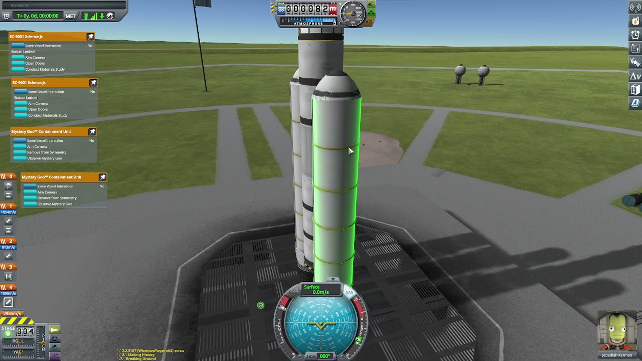 Sora Plays KSP Episode  03 - Radial Decouplers and Science! fails