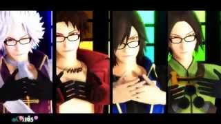 【MMD】メガネ蒼紅紫翠でGirls【戦国BASARA