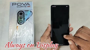 Tecno pova curve 5g always on display || Screen lock name tecno pova curve 5g || Always on display