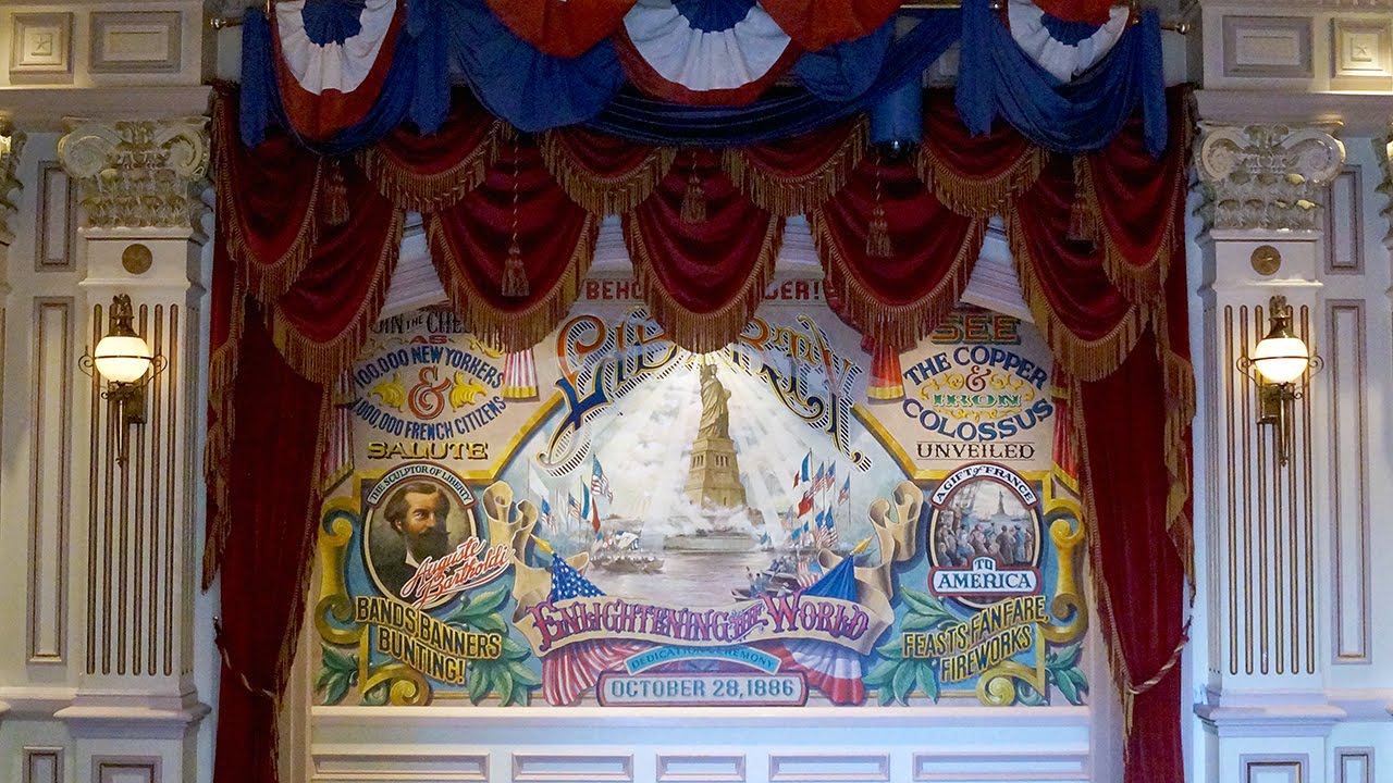 Disneyland Paris Statue of Liberty Tableau, Liberty Arcade HD 1080p