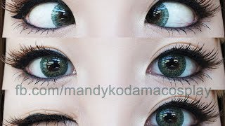 REVIEW: Circle Lenses - GEO CM903 Berry Cessy Green on dark eyes (Sponsored by Uniqso)