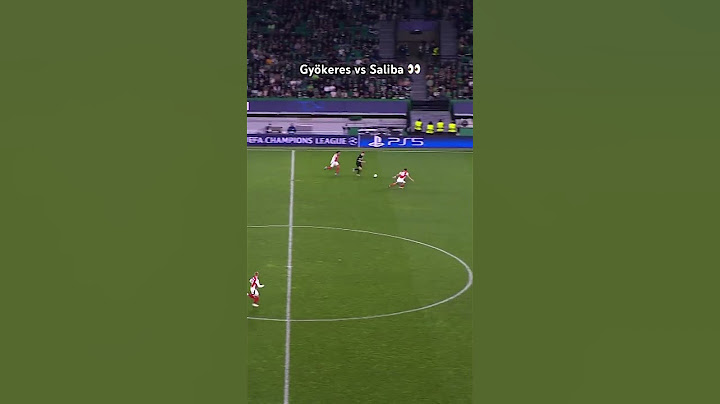 When Gyökeres met Saliba!