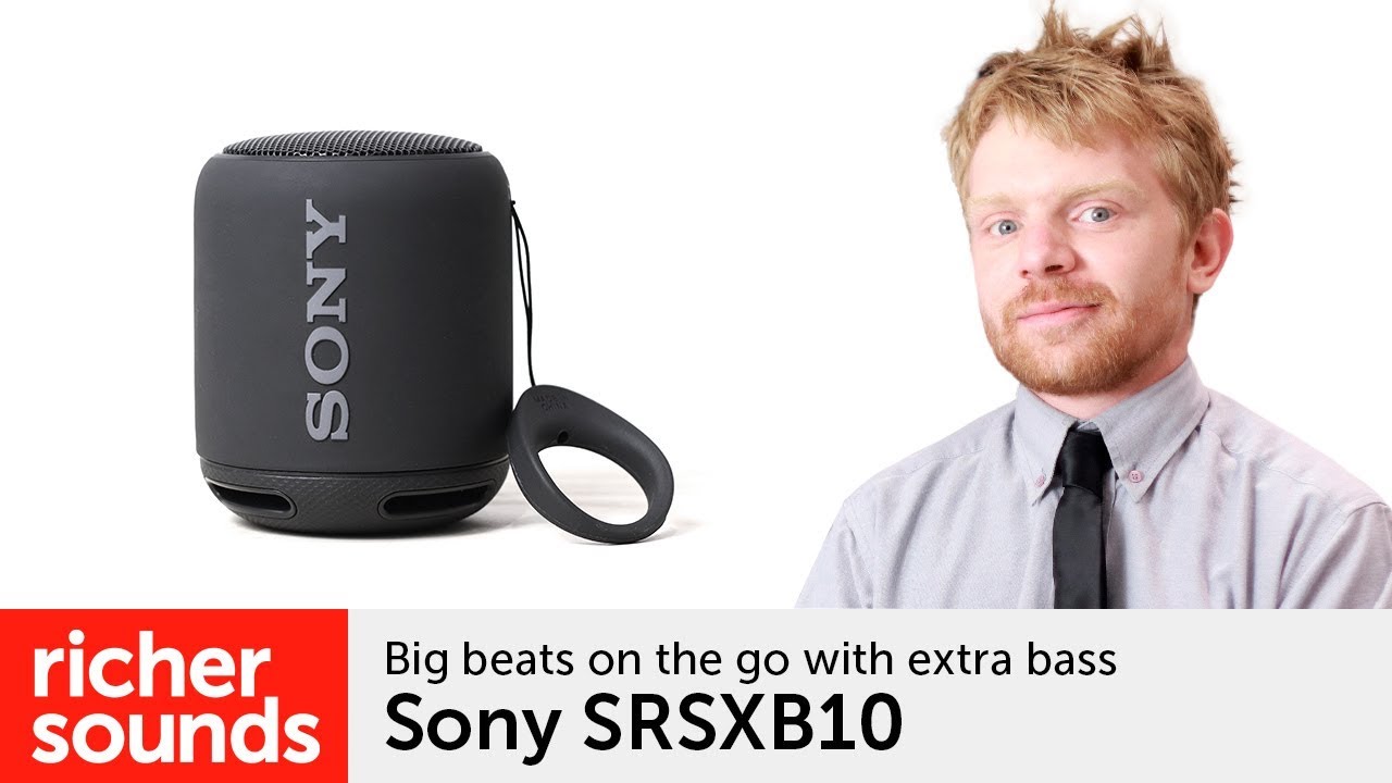 Sony SRSXB10 portable Bluetooth speaker Richer Sounds YouTube