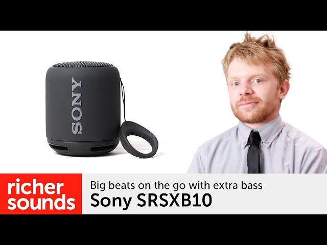 srsxb10b portable bluetooth speaker