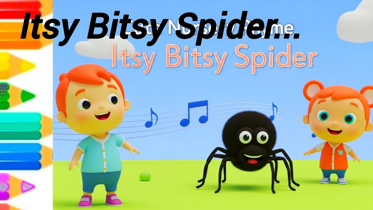 😍Itsy Bitsy Spider 🕷️ | Nursery Rhyme for Kids | Action Song | Baby Songs 😍