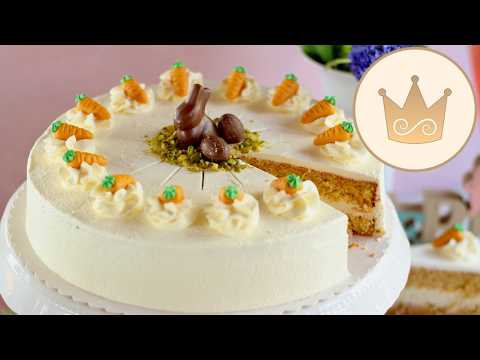 LECKERSTE OSTERTORTE! RÜBLITORTE/ KAROTTENTORTE MIT ZITRONENCREME BACKEN! REZEPT VON SUGARPRINCESS