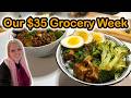 We Spent $35 on Groceries This Week &bull; Realistic Budget Cooking &bull; Meal Ideas