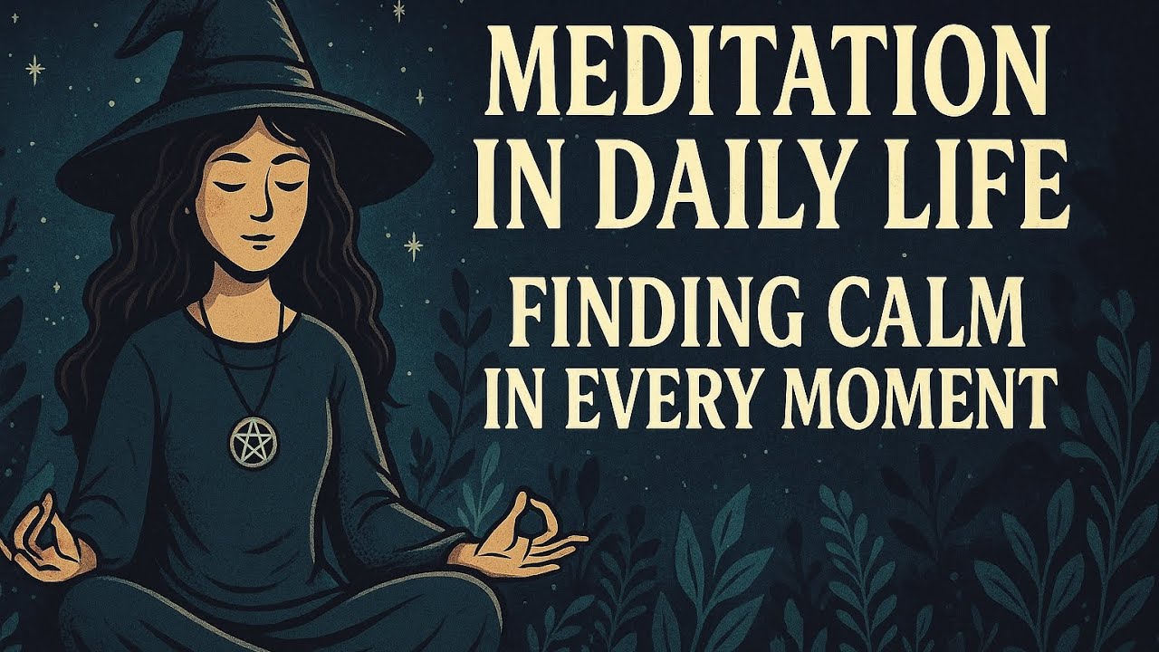 Meditation in Daily Life – A Witchy Approach to Everyday Calm