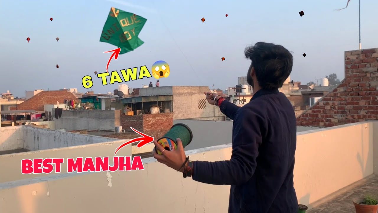 Best Manja for kite cutting🔥Mono kite fighter kite flying 2023😍