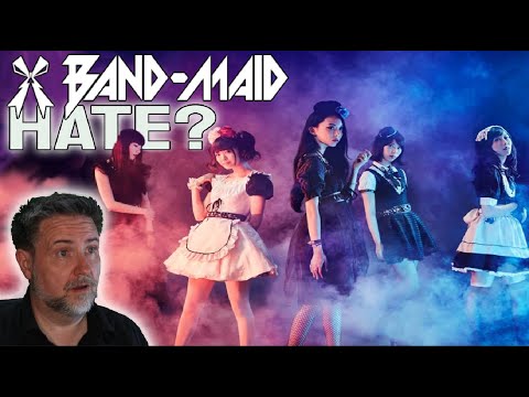 First Time Reaction - BAND-MAID - HATE?  (Official Live Video)