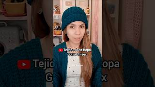 tutorial 👆 Gorro Unisex fácil y rápido de hacer #crochet #tejidos