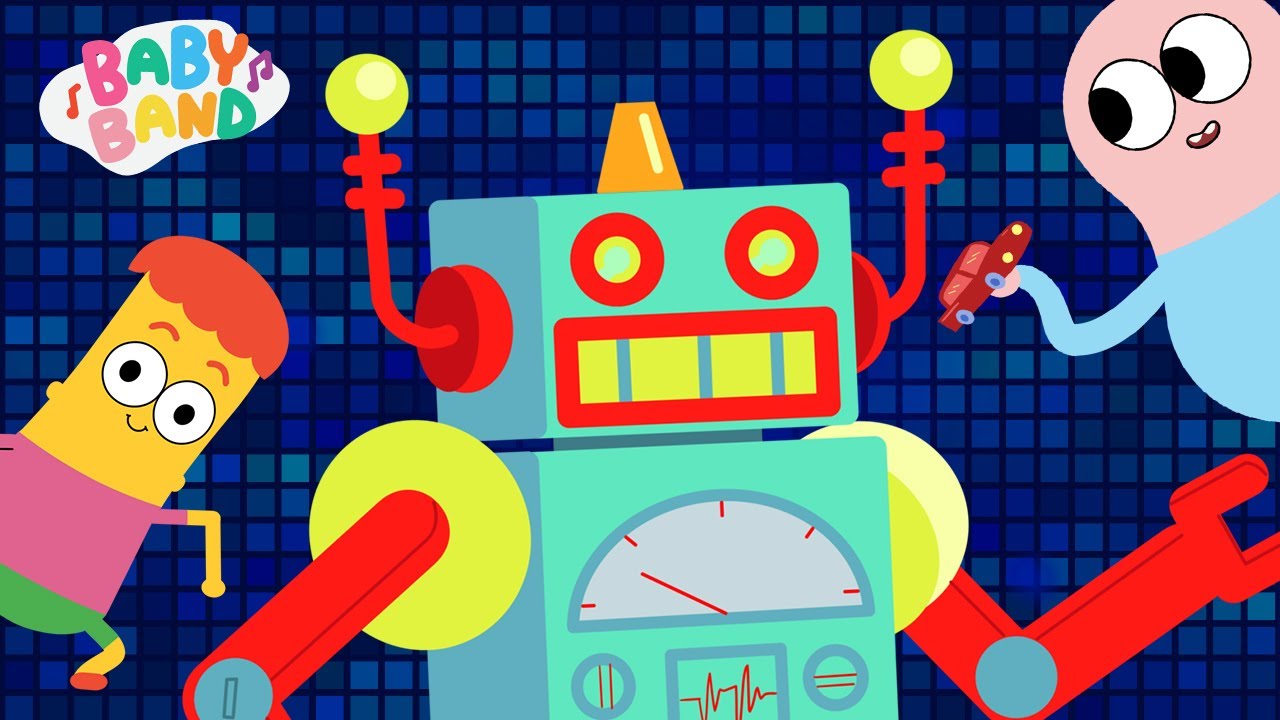 Dance While You Clean! 🧹🕺 The "Clean Up" Song (ft. a ROBOT 🤖) | BABY BAND