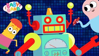 Dance While You Clean! 🧹🕺 The Clean Up Song (ft. a ROBOT 🤖) | BABY BAND