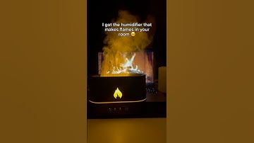 A dream🥹☔️ #relaxing #humidifier #diffuser #flame #aesthetic #shorts