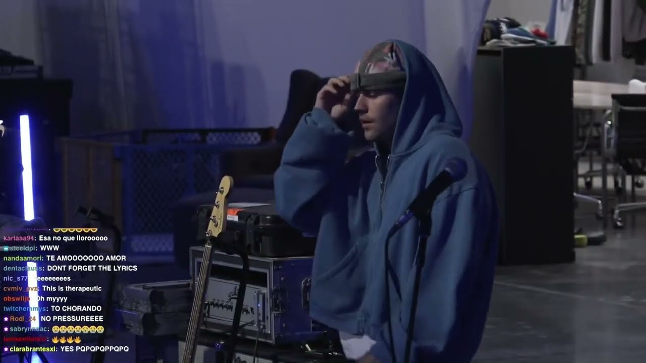 Justin Bieber - No pressure (Live on Twitch)