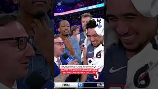NBA heartwarming moments between players and journalists 💕#nba #basketball #heartwarming #fyp