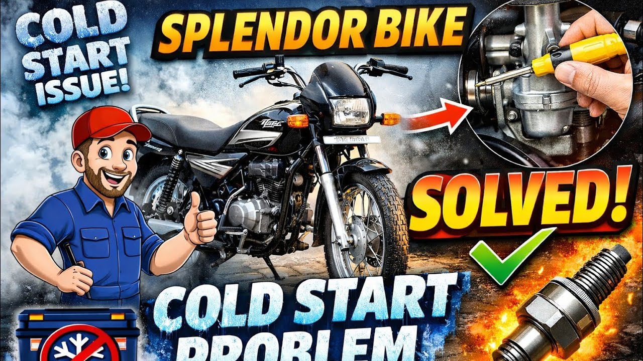 Splendor Bike Cold Start Problem Solved | Easy & Permanent Fix 🔧 