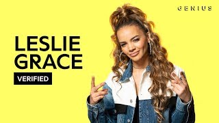 Video thumbnail of "Leslie Grace "Lunes A Jueves" Official Lyrics & Meaning | Verified"