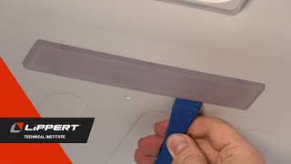 LED Lamp Cover Replacement on FCR16ACGFA Furrion Refrigerator V1