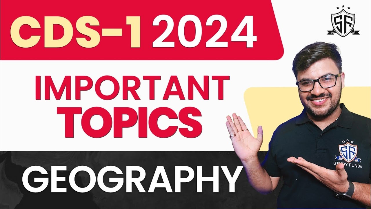 Important Topics of Geography for CDS | GS Strategy for CDS - YouTube