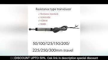 Articulated High-precision Potentiometer Displacement Sensor KPM18 50-300mm Pre-stressed Electronic