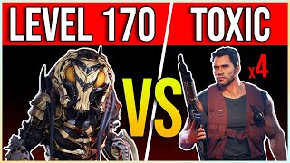 Toxic Players Vs Level 170 Gold Alpha Predator - So Much Trash Talk Best Predator Movie 2022