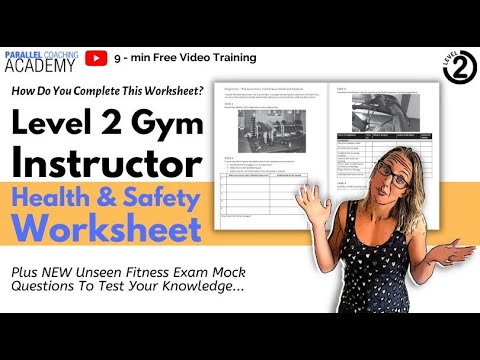 Level 2 Gym Instructor Health and Safety Worksheet