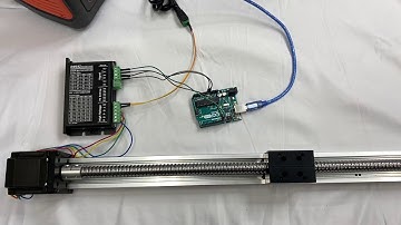 レール型 1軸リニアアクチュエータをステッピングモータ で動かす