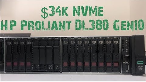 $34k NVMe HP ProLiant DL380 Gen10 Server