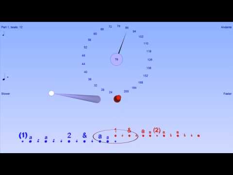 Double Paradiddle - Bounce Metronome Pro - drum rudiment