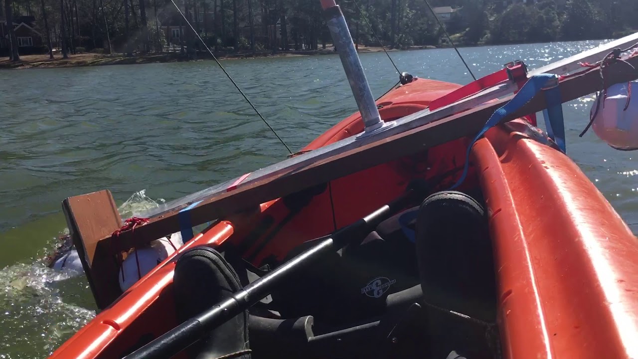 Kayak sailing healing over YouTube