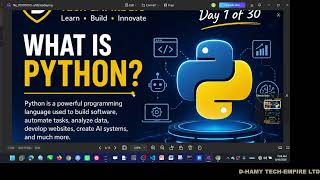 Day 1 python challenge 