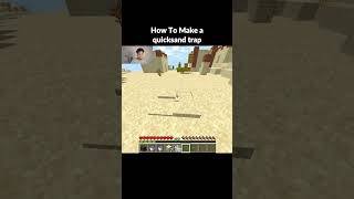 Minecraft quicksand trap