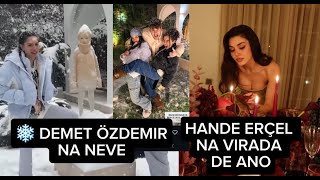 Demet Özdemir And Hande Erçel Start 2026 With Lightness And Elegance.