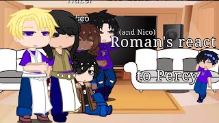 Romans Also Nico React To Percy Jackson Prt.1
